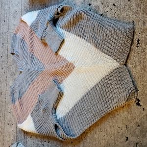 Vici Multicolor Chevron Sweater